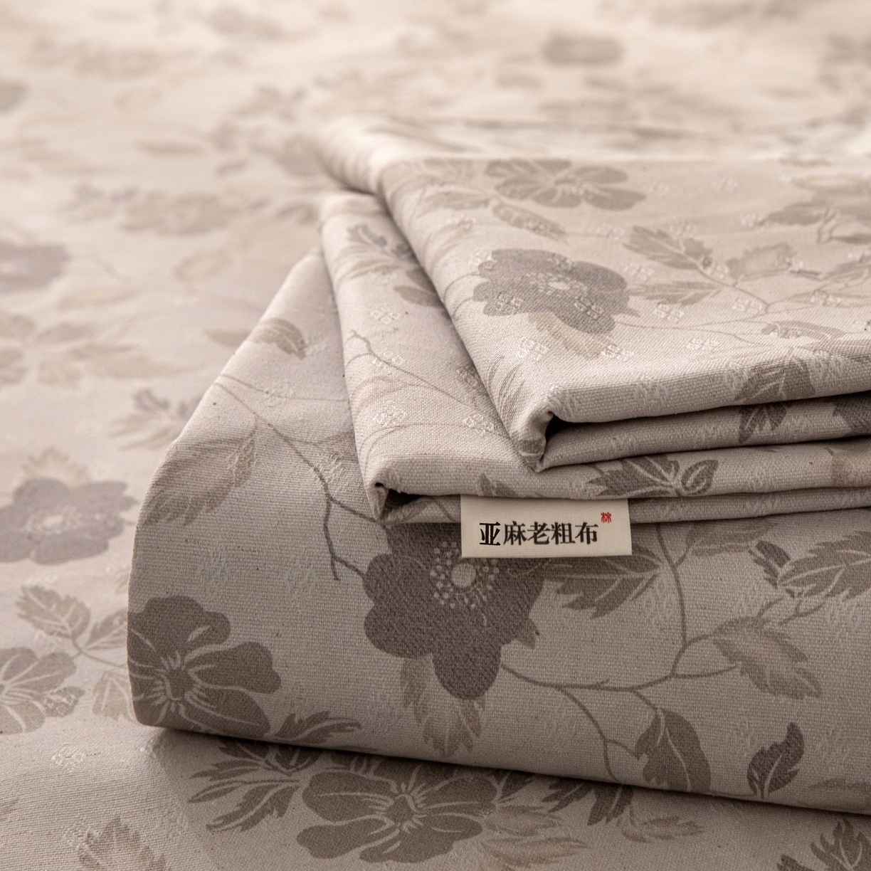 金泰莱 2026新款床单亚麻老粗布凉席 杏薇