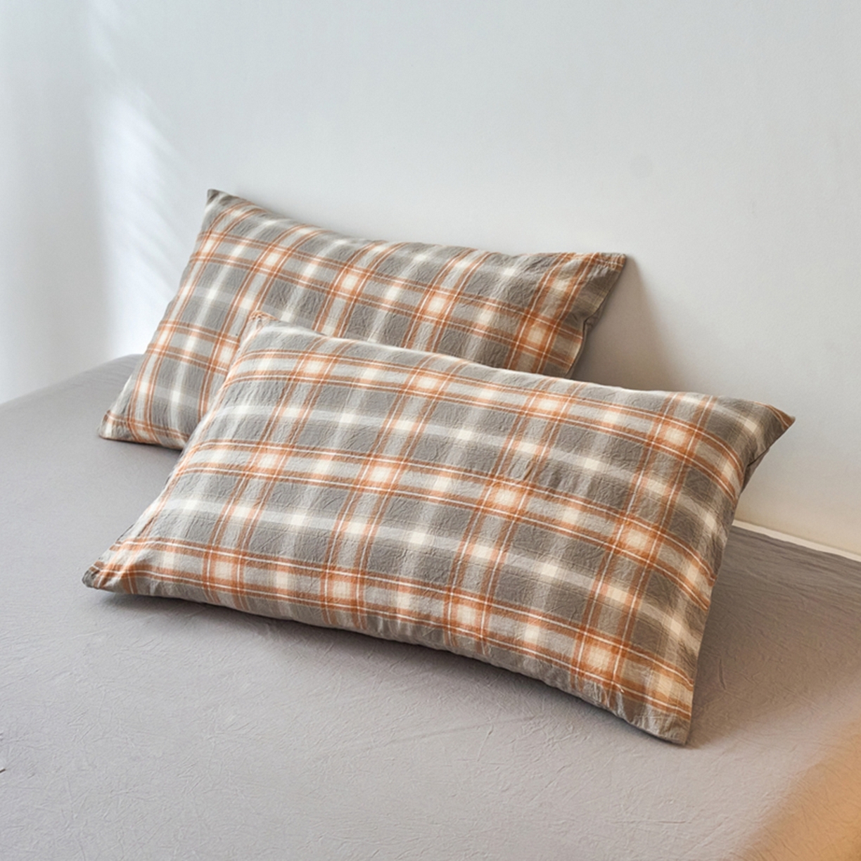 91家纺网 家纺一手货源 找家纺 （总）春皖家纺 2026春夏新款全棉水洗棉单枕套枕套单件单品枕套