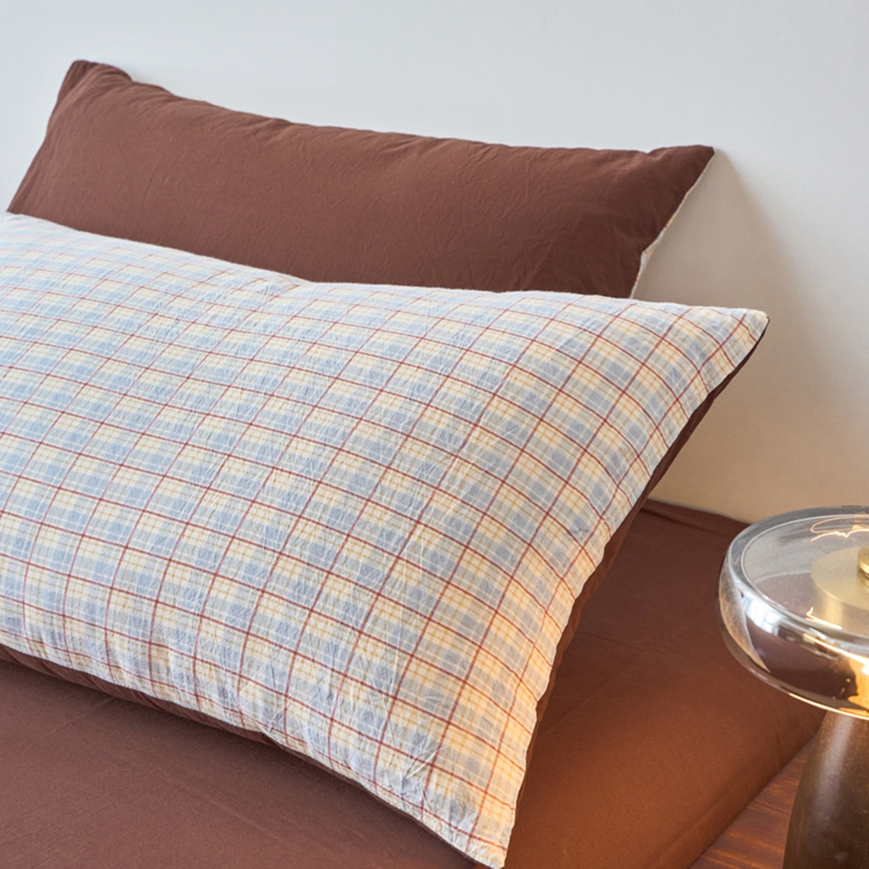 91家纺网 家纺一手货源 找家纺 春皖家纺 2026春夏新款全棉水洗棉单枕套枕套单件单品枕套 春风格