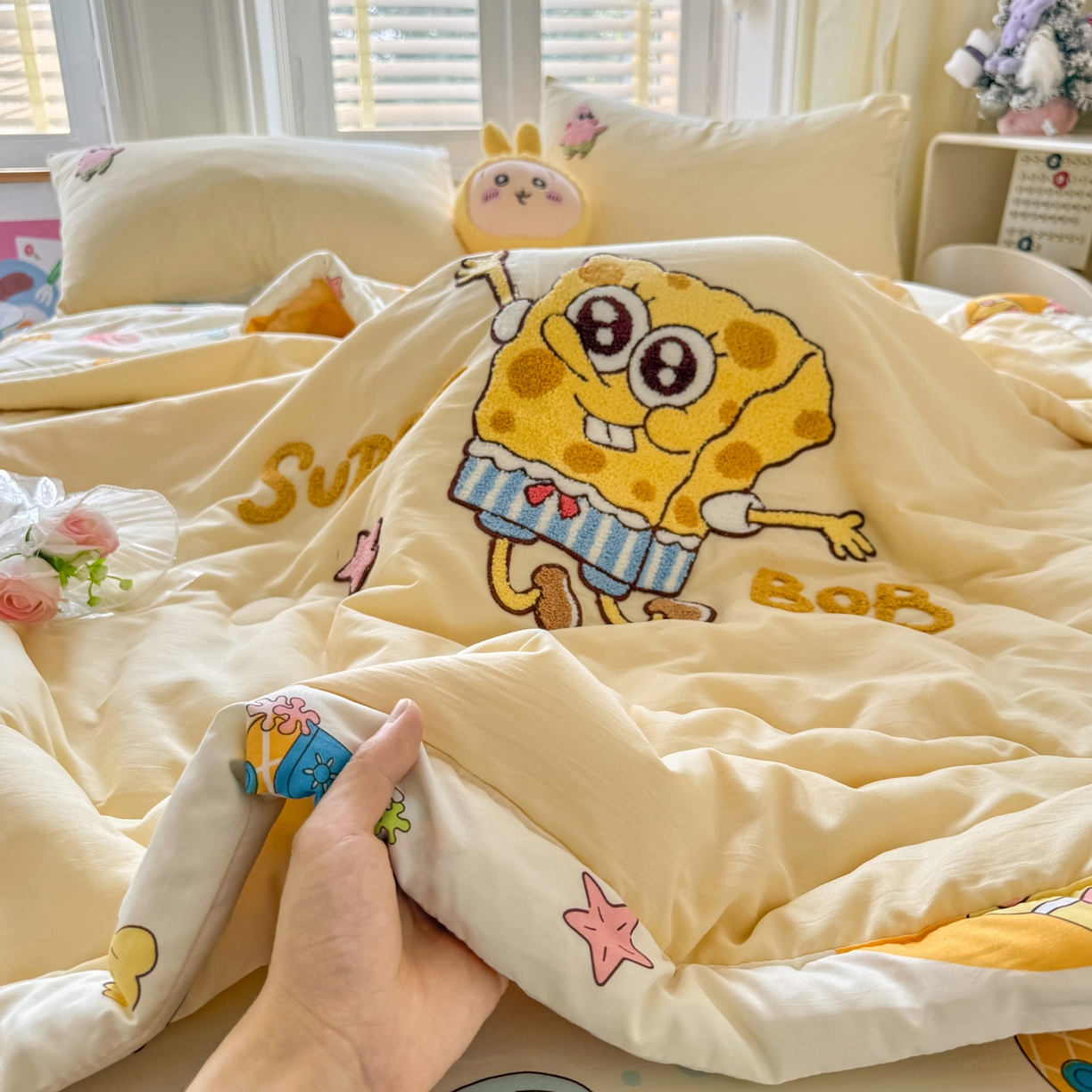 91家纺网 家纺一手货源 找家纺 （总）优卡迪家纺馆 2026新款水洗棉印加绣夏被四件套下载文件包含买家秀