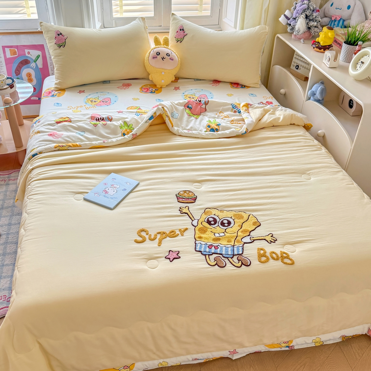 91家纺网 家纺一手货源 找家纺 （总）优卡迪家纺馆 2026新款水洗棉印加绣夏被四件套下载文件包含买家秀