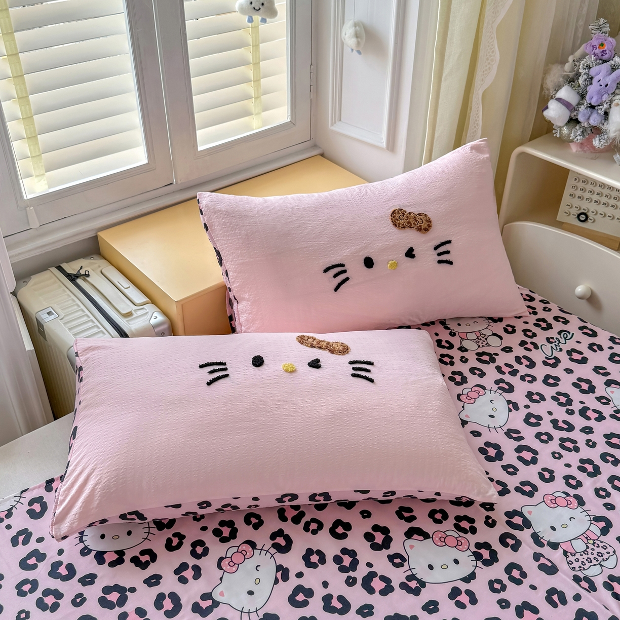 91家纺网 家纺一手货源 找家纺 优卡迪家纺馆 2026新款水洗棉印加绣夏被四件套下载文件包含买家秀 摩登KT-玉粉