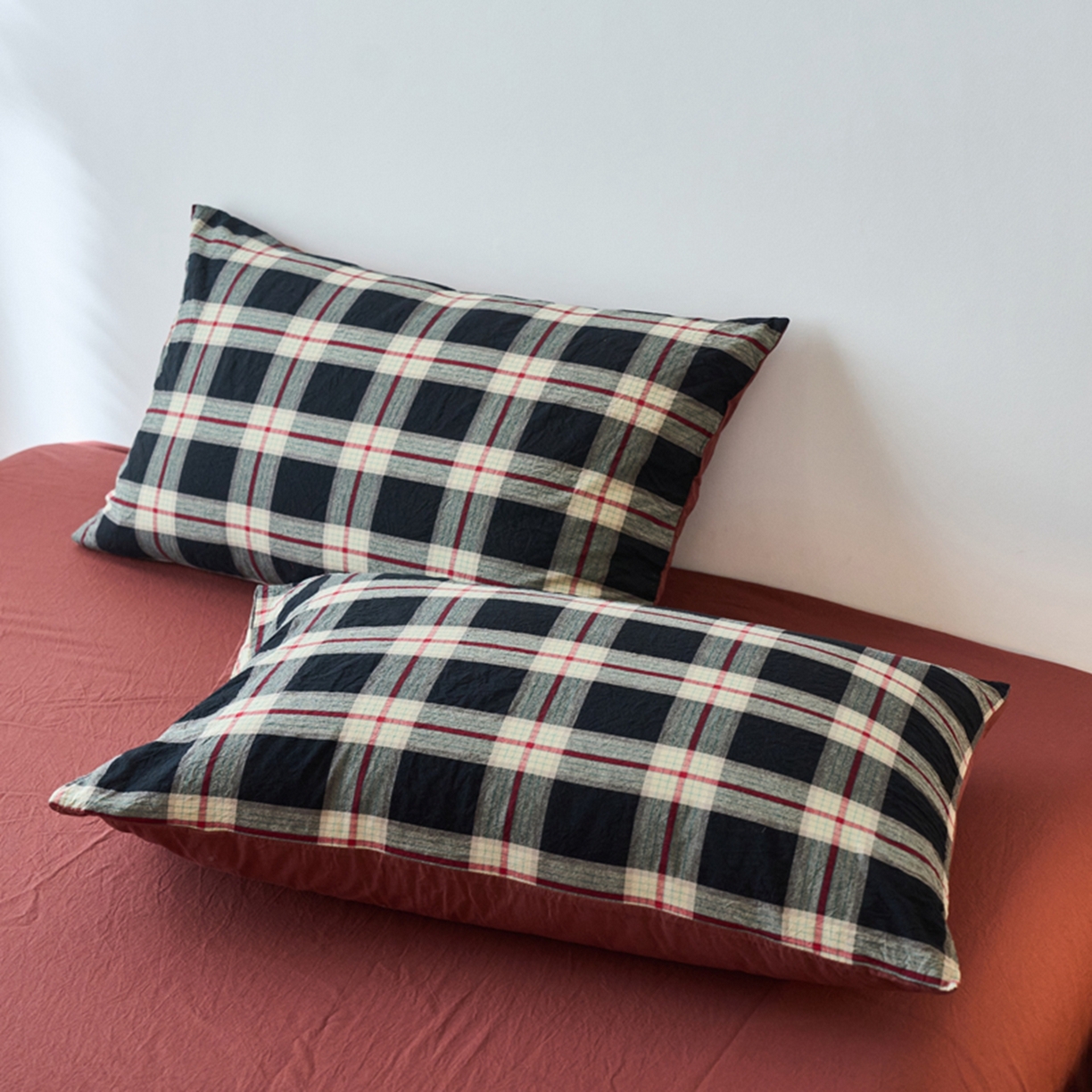 91家纺网 家纺一手货源 找家纺 春皖家纺 2026春夏新款全棉水洗棉单枕套枕套单件单品枕套 赫槿