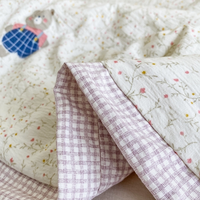 91家纺网 家纺一手货源 找家纺 （总）宇淳国际 2026新款水洗棉荷叶边夏凉被夏被空调被