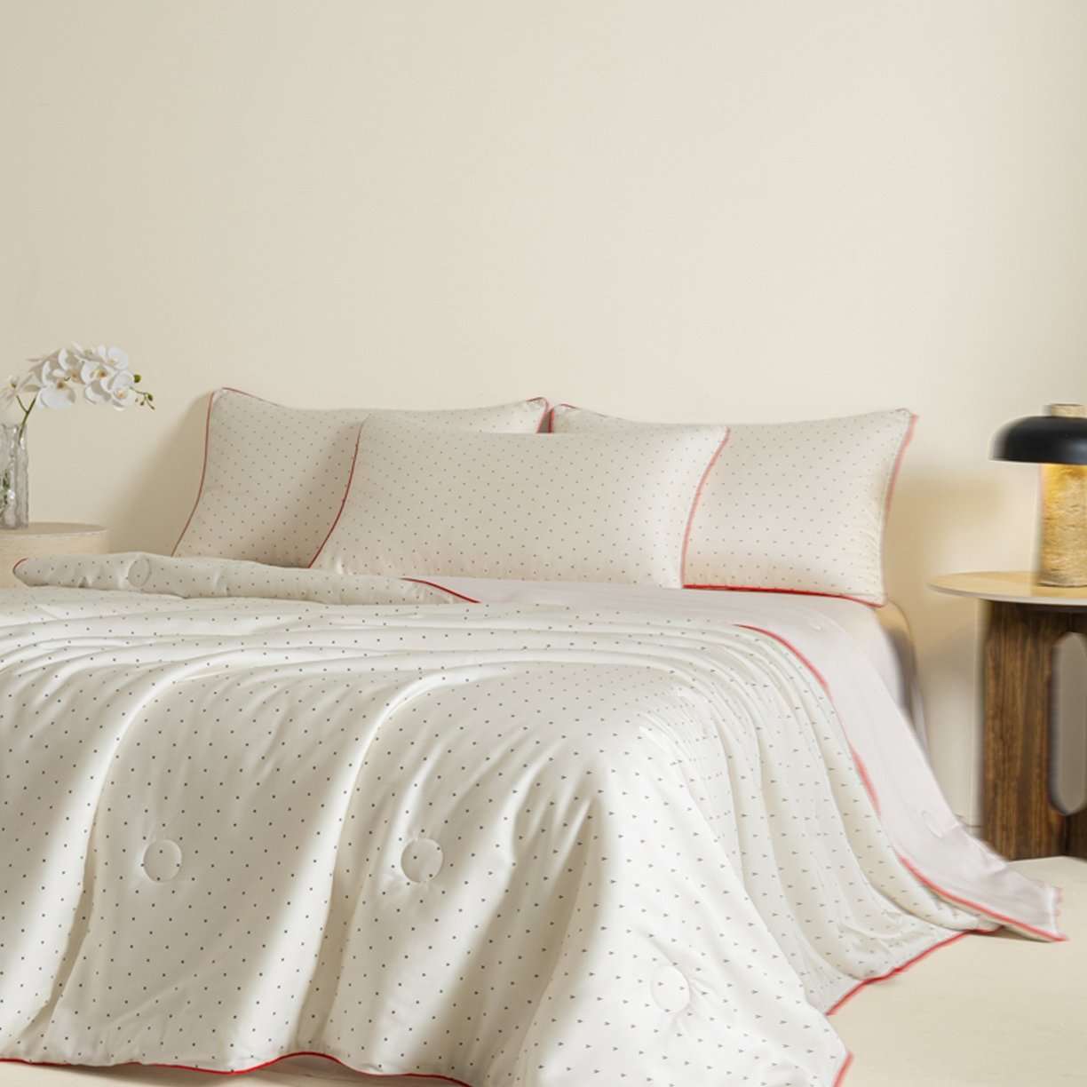 91家纺网 家纺一手货源 找家纺 爱彼家纺 2026新款冰丝印花夏被四件套滚边设计款冰丝空调被印花单夏被-系列一 夜影郁香