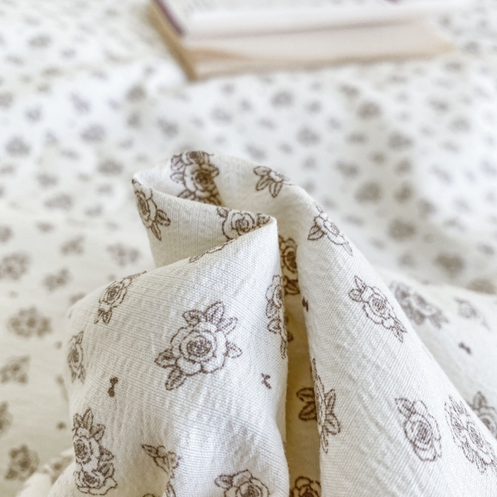 91家纺网 家纺一手货源 找家纺 宇淳国际 2026新款水洗棉荷叶边夏凉被 田园碎梦