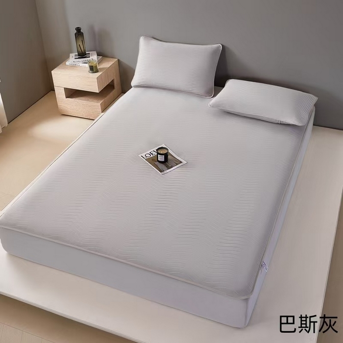 91家纺网 家纺一手货源 找家纺 玖玖爱家纺 2026新款0胶感母婴呱呱席床笠款 巴斯灰