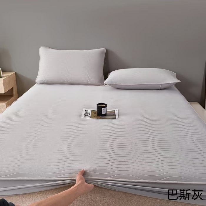 91家纺网 家纺一手货源 找家纺 玖玖爱家纺 2026新款0胶感母婴呱呱席床笠款 巴斯灰