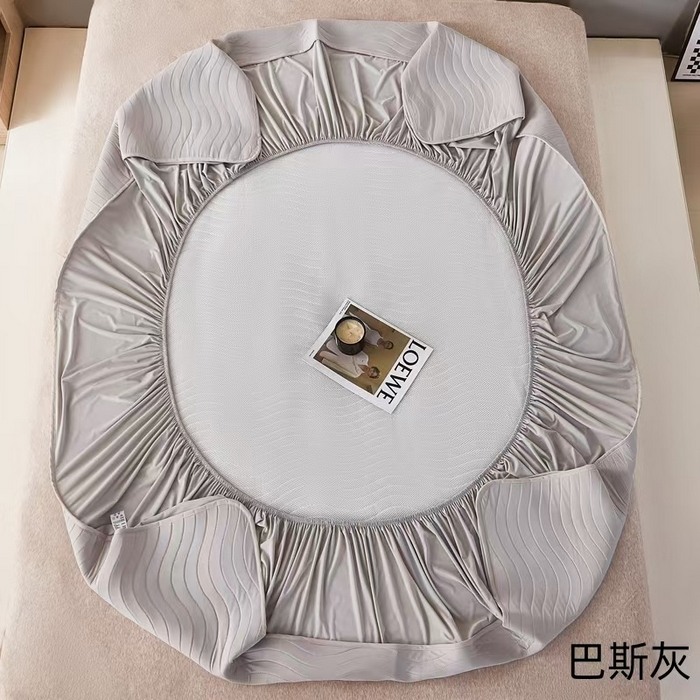 91家纺网 家纺一手货源 找家纺 玖玖爱家纺 2026新款0胶感母婴呱呱席床笠款 巴斯灰