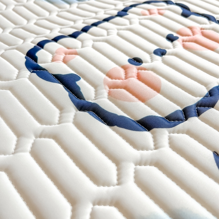 91家纺网 家纺一手货源 找家纺 川悦生活 2026新款大版宿舍凉感丝学生床凉席三件套 嘟嘟小熊