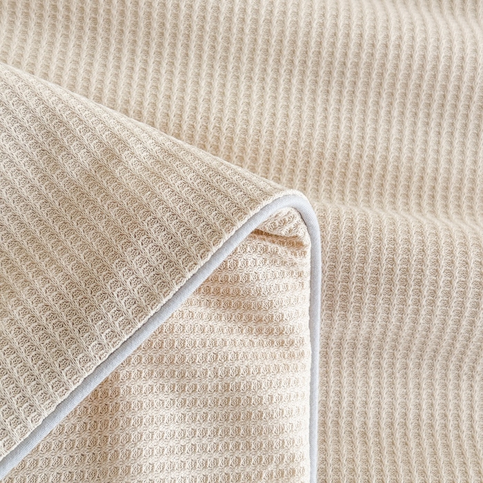 91家纺网 家纺一手货源 找家纺 宇淳国际 2026新款华夫格夏凉被 卡其