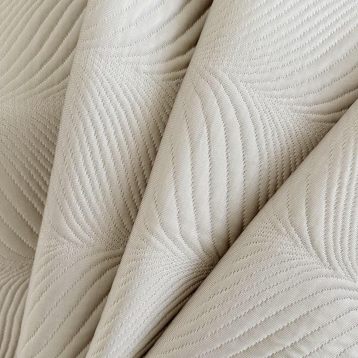 91家纺网 家纺一手货源 找家纺 红夫人 2026新款PE高分子复合凉感席韩版床裙款凉席三件套-冰川 冰川-香槟色