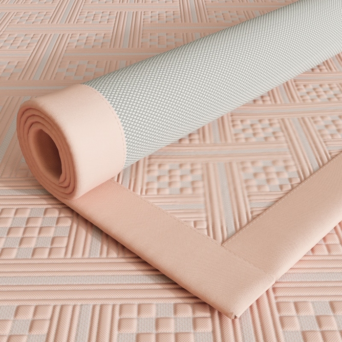 91家纺网 家纺一手货源 找家纺 （总）雅诗帛 2026新款PE凉感冰丝席三件套-织序