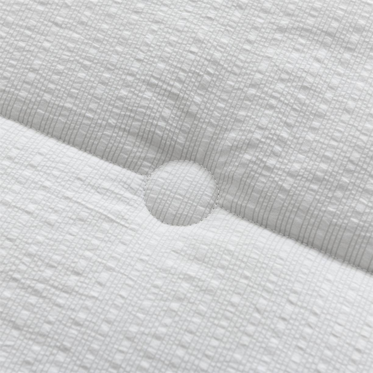 91家纺网 家纺一手货源 找家纺 恋绒家纺 2026春夏新款泡芙纱双层纱泡泡提花皱皱纱夏被夏凉被空调被 浅灰