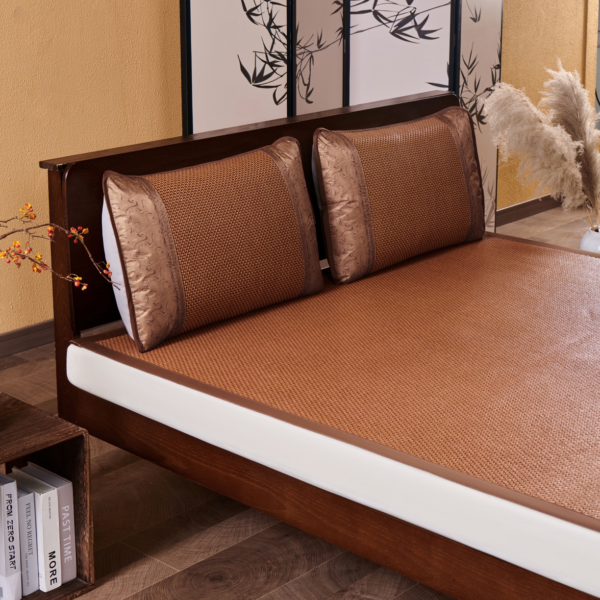 91家纺网 家纺一手货源 找家纺 （总）永旺家纺 2026新款凉感全包双面御藤席席子凉席