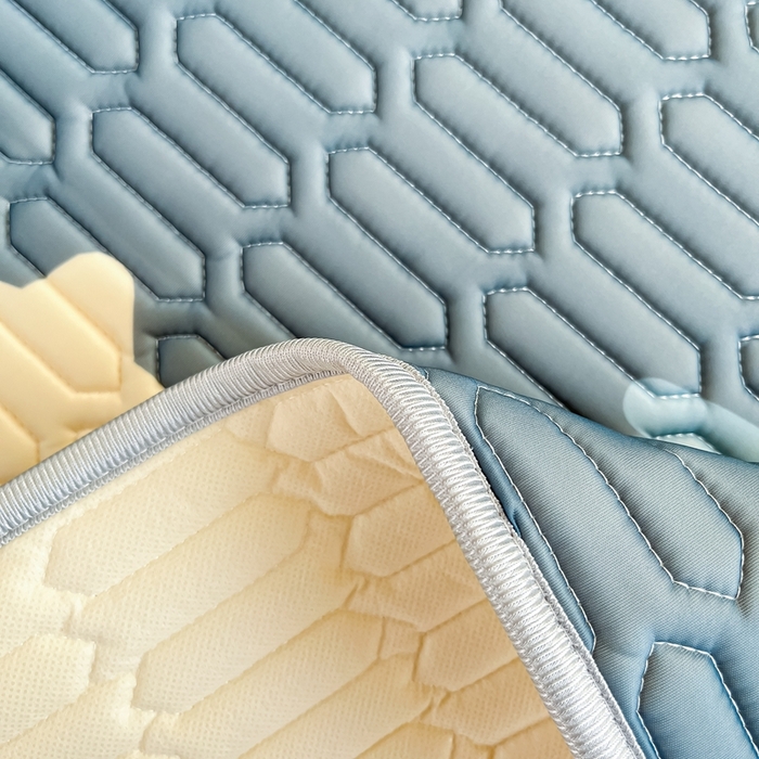 91家纺网 家纺一手货源 找家纺 川悦生活 2026新款大版宿舍凉感丝学生床凉席三件套 星星睡了