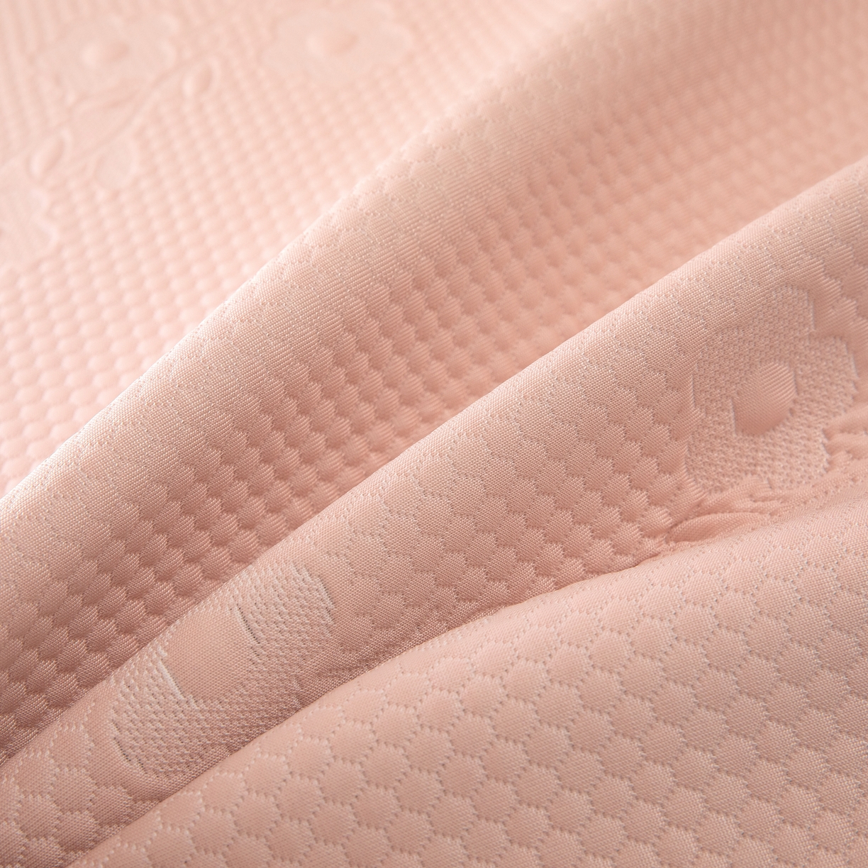 91家纺网 家纺一手货源 找家纺 （总）木兰花 2026新款凉豆豆款PE高分子复合凉感席床盖款凉席三件套-朝花夕拾（可配同色系夏被）控价218