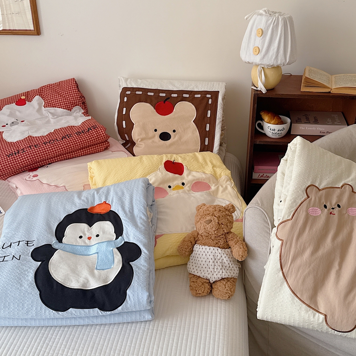 91家纺网 家纺一手货源 找家纺 （总）顾里家纺 2026新款复古甜心泡芙纱贴布绣夏被夏凉被空调被