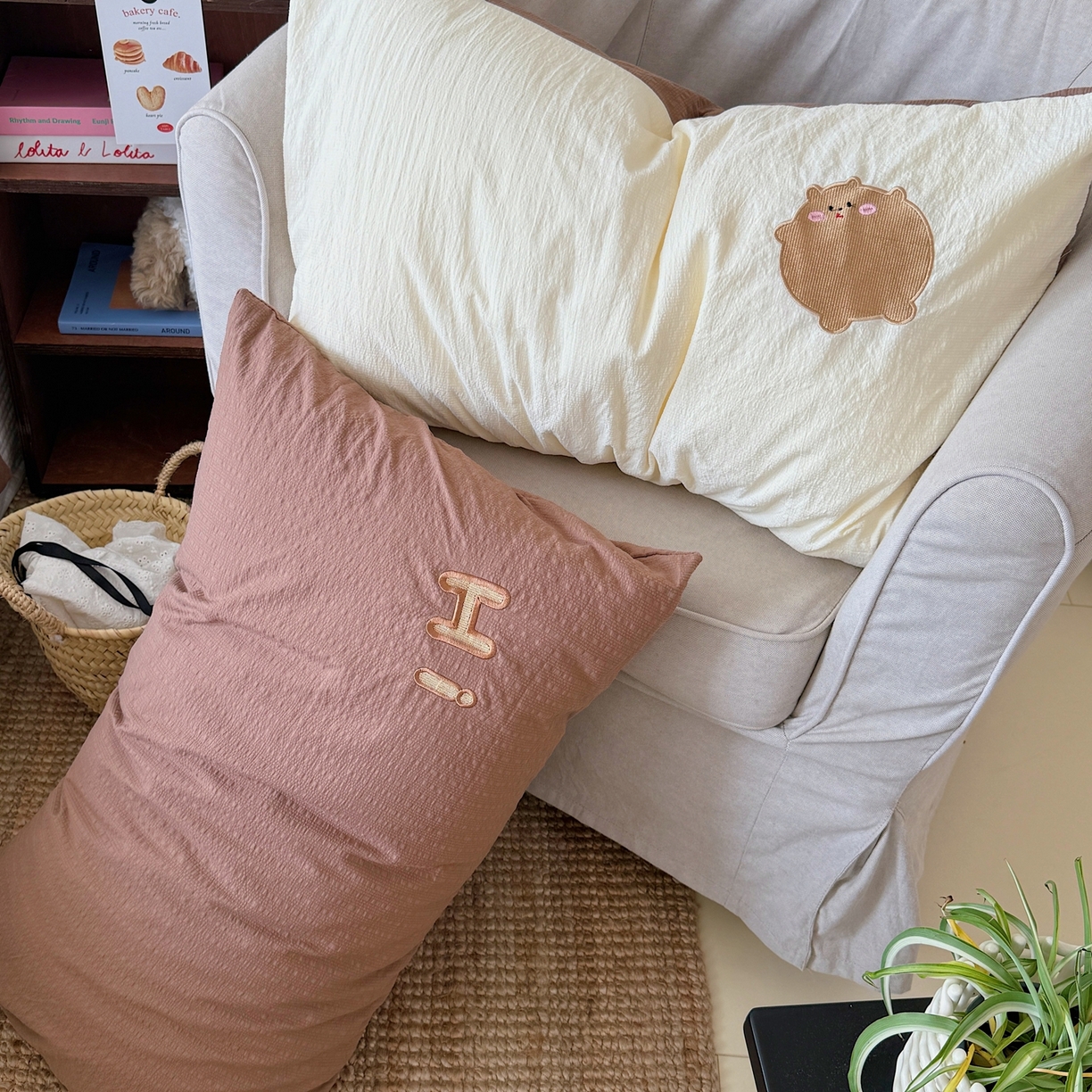 91家纺网 家纺一手货源 找家纺 顾里家纺 2026新款复古甜心泡芙纱贴布绣夏被夏凉被空调被 啵啵熊