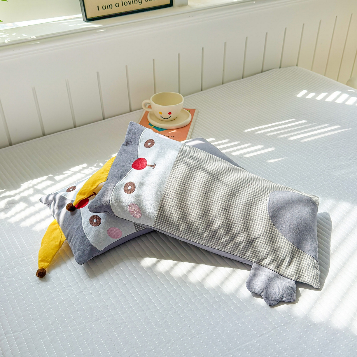 91家纺网 家纺一手货源 找家纺 （总）梦叶草 2026新款全棉贴布绣荞麦枕