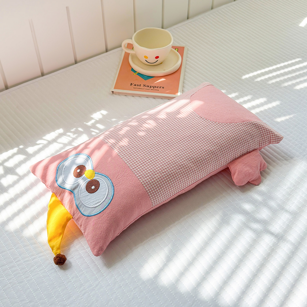 91家纺网 家纺一手货源 找家纺 （总）梦叶草 2026新款全棉贴布绣荞麦枕