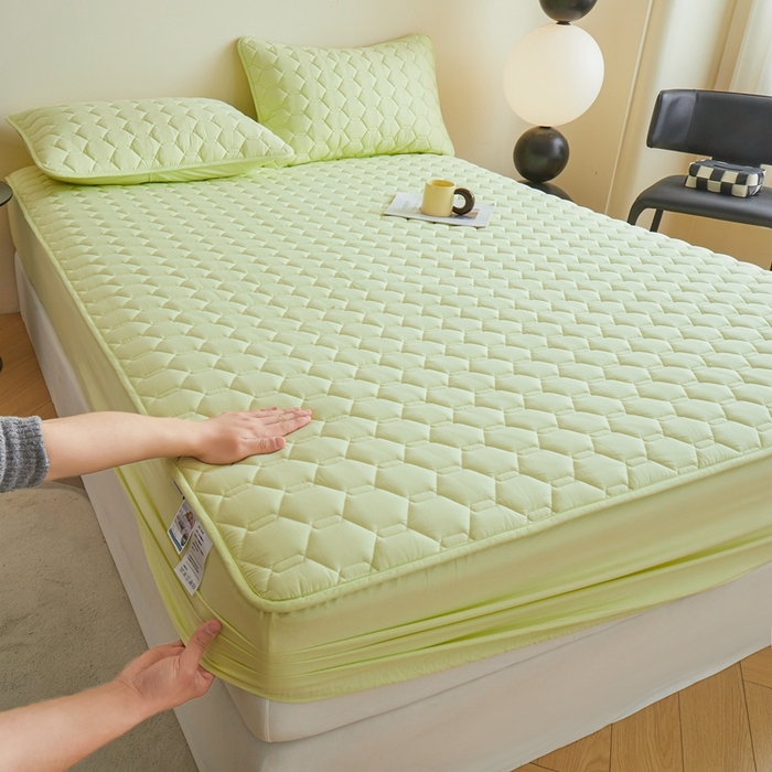 91家纺网 家纺一手货源 找家纺 （总）雅萱家纺 2026新款全棉大豆夹棉床笠单品床笠床笠单件