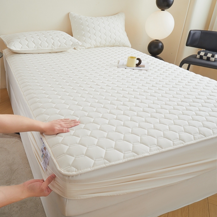 91家纺网 家纺一手货源 找家纺 （总）雅萱家纺 2026新款全棉大豆夹棉床笠单品床笠床笠单件