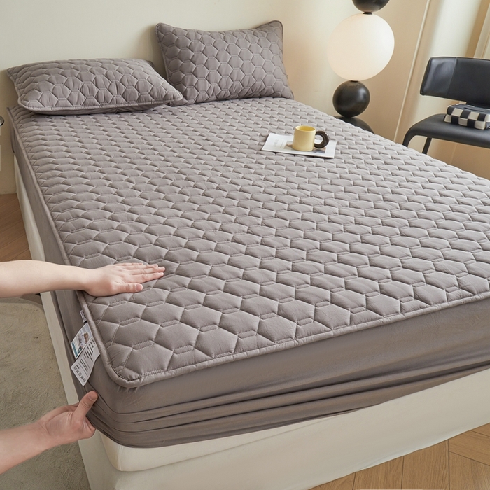 91家纺网 家纺一手货源 找家纺 （总）雅萱家纺 2026新款全棉大豆夹棉床笠单品床笠床笠单件