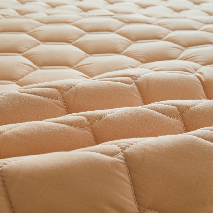 91家纺网 家纺一手货源 找家纺 雅萱家纺 2026新款全棉大豆夹棉床笠单品床笠床笠单件 全棉床笠驼色