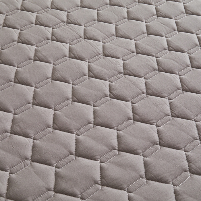 91家纺网 家纺一手货源 找家纺 雅萱家纺 2026新款全棉大豆夹棉床笠单品床笠床笠单件 全棉床笠灰色