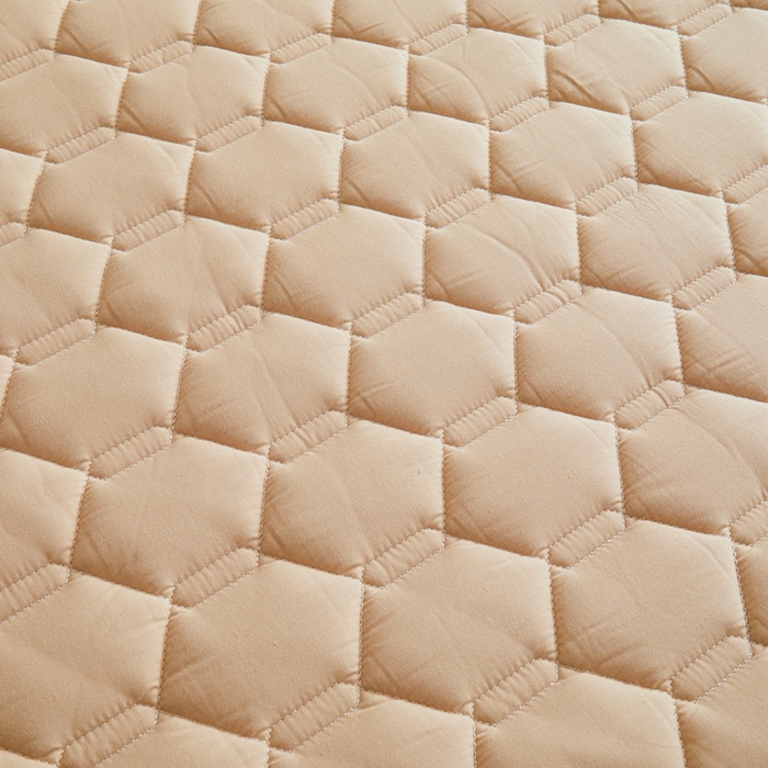 91家纺网 家纺一手货源 找家纺 雅萱家纺 2026新款全棉大豆夹棉床笠单品床笠床笠单件 全棉床笠驼色