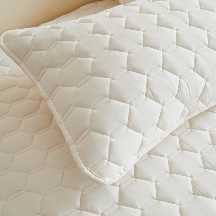 91家纺网 家纺一手货源 找家纺 雅萱家纺 2026新款全棉大豆夹棉床笠单品床笠床笠单件 全棉床笠白色