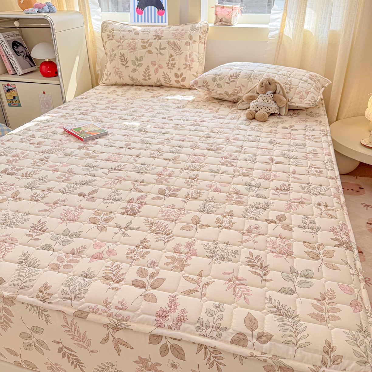 91家纺网 家纺一手货源 找家纺 （总）雅萱家纺 2026新款全棉大豆夹棉床笠单品床笠床笠单件