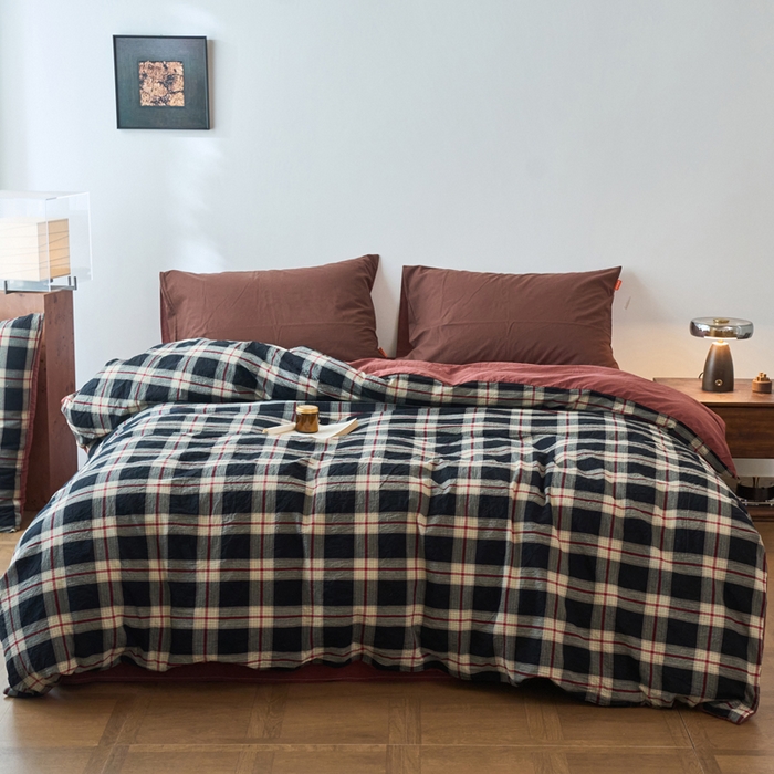 91家纺网 家纺一手货源 找家纺 （总）春皖家纺 2026春夏新款全棉纯棉水洗棉单被套被套单件单品被套