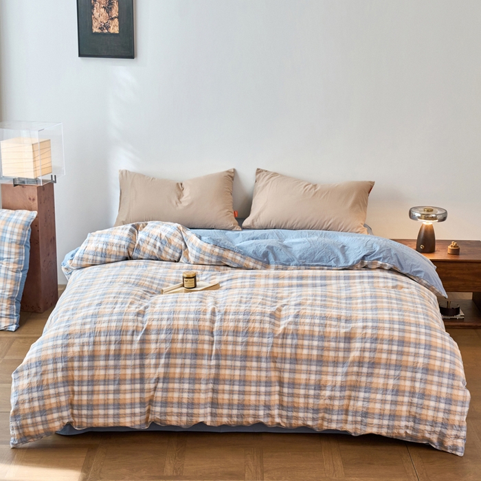 91家纺网 家纺一手货源 找家纺 （总）春皖家纺 2026春夏新款全棉纯棉水洗棉单被套被套单件单品被套