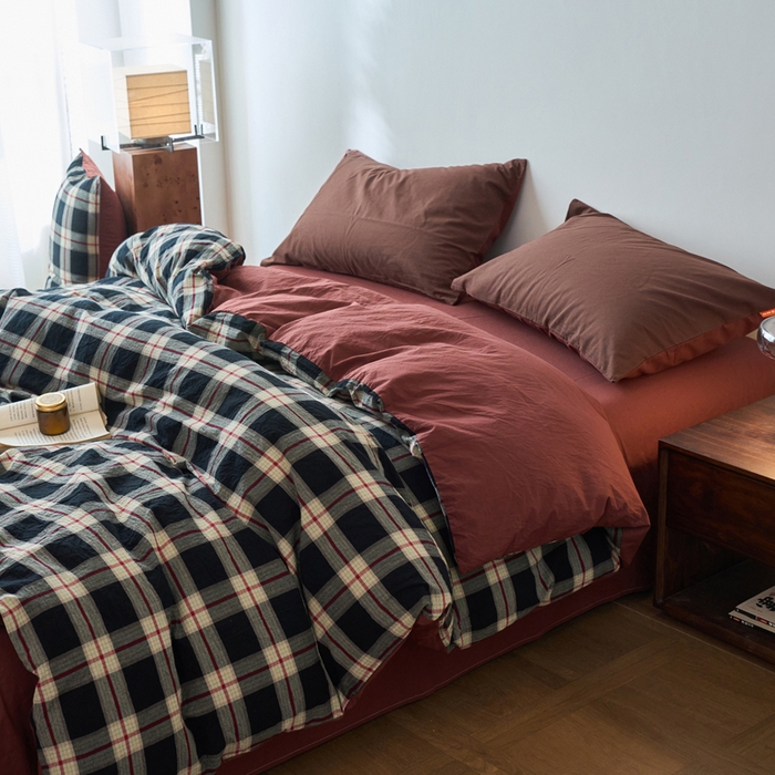 91家纺网 家纺一手货源 找家纺 春皖家纺 2026春夏新款全棉纯棉水洗棉单被套被套单件单品被套 赫槿