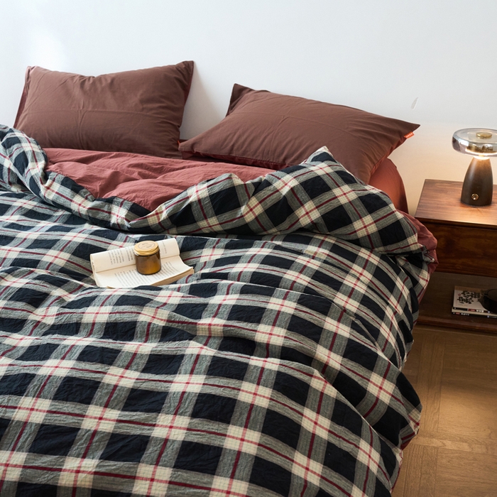 91家纺网 家纺一手货源 找家纺 春皖家纺 2026春夏新款全棉纯棉水洗棉单被套被套单件单品被套 赫槿