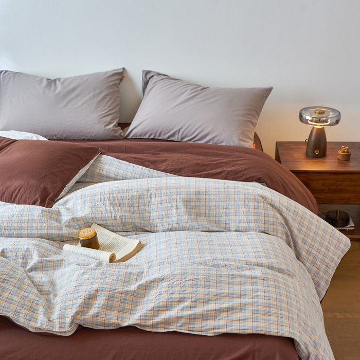 91家纺网 家纺一手货源 找家纺 春皖家纺 2026春夏新款全棉纯棉水洗棉单被套被套单件单品被套 春风格