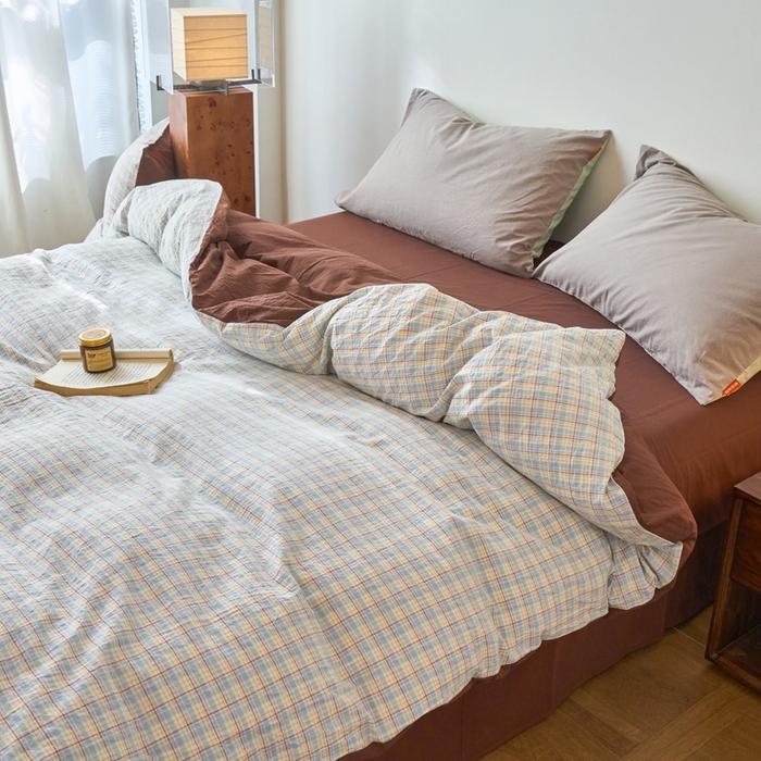 91家纺网 家纺一手货源 找家纺 春皖家纺 2026春夏新款全棉纯棉水洗棉单被套被套单件单品被套 春风格