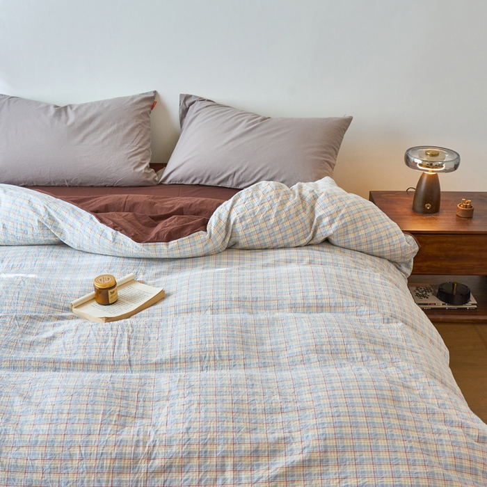 91家纺网 家纺一手货源 找家纺 春皖家纺 2026春夏新款全棉纯棉水洗棉单被套被套单件单品被套 春风格