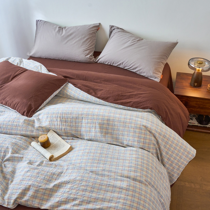 91家纺网 家纺一手货源 找家纺 春皖家纺 2026春夏新款全棉纯棉水洗棉单被套被套单件单品被套 春风格