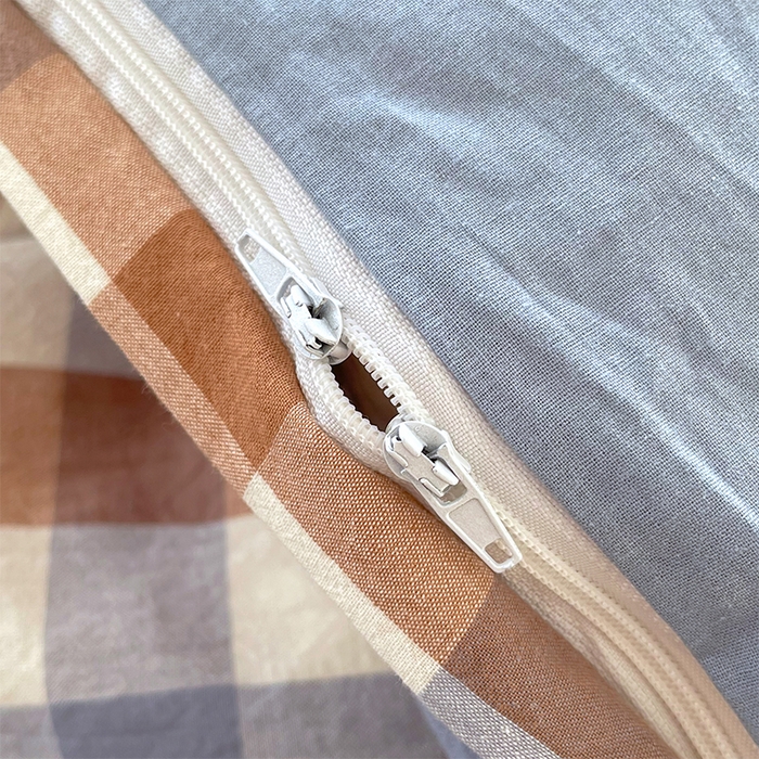 91家纺网 家纺一手货源 找家纺 春皖家纺 2026春夏新款全棉纯棉水洗棉单被套被套单件单品被套 翠竹-彩格