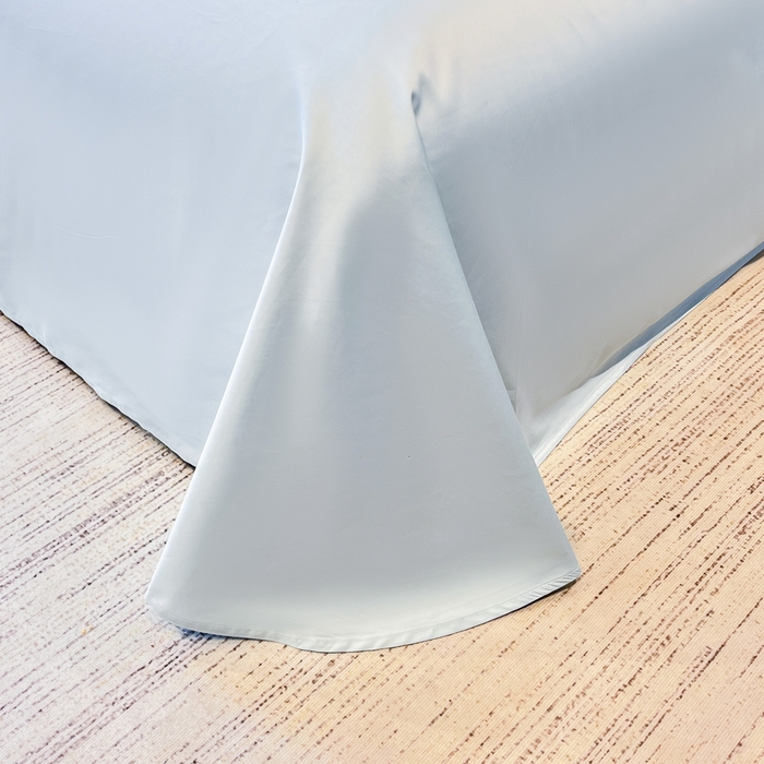 91家纺网 家纺一手货源 找家纺 桃园 新款纯棉全棉长绒棉刺绣绣花四件套  高端礼盒-倾城系列 倾城-飘蓝