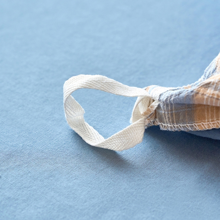 91家纺网 家纺一手货源 找家纺 春皖家纺 2026春夏新款全棉纯棉水洗棉单被套被套单件单品被套 翠竹-蓝格