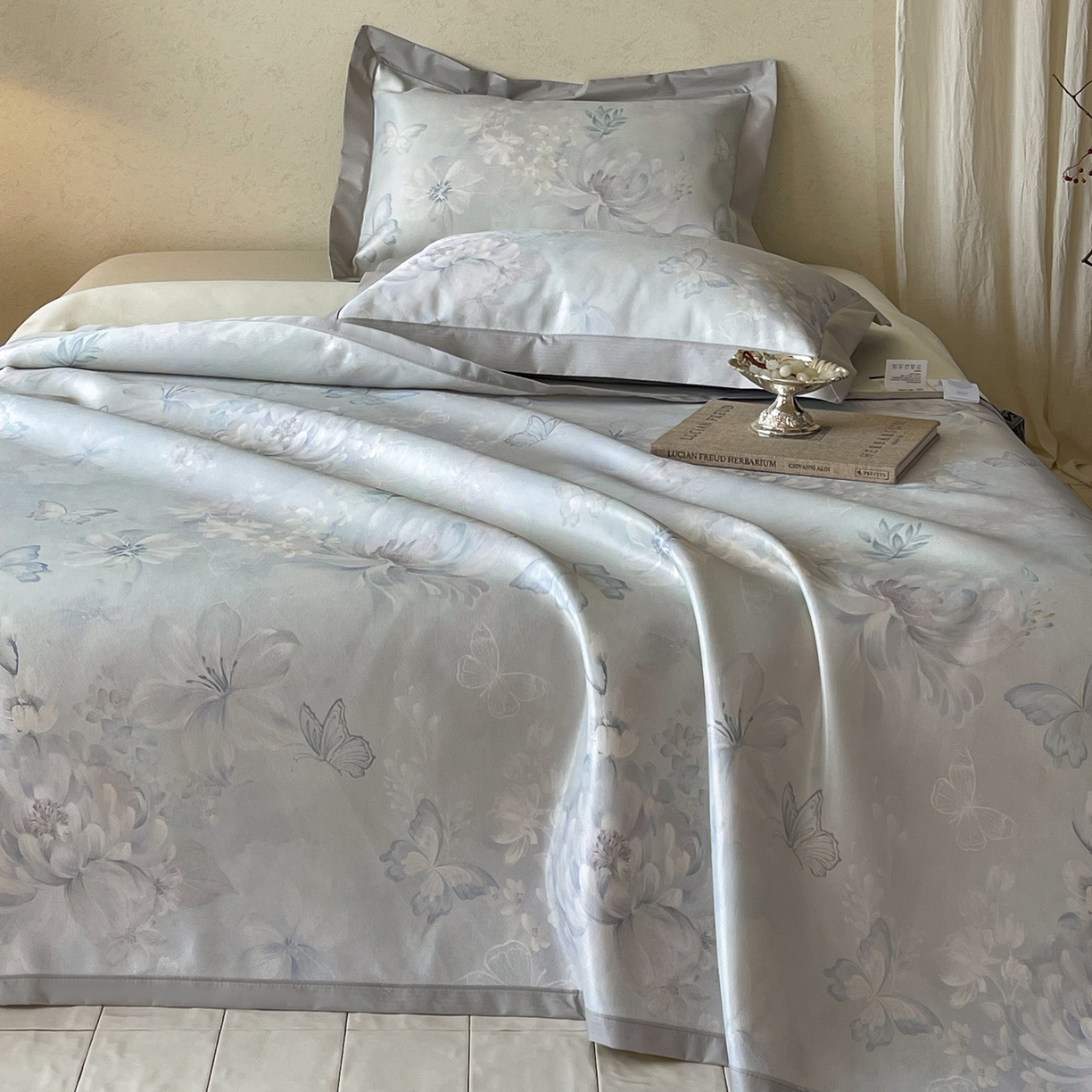 91家纺网 家纺一手货源 找家纺 （总）三味舒屋 2026新款慕奢系列床单冰丝席凉席席子