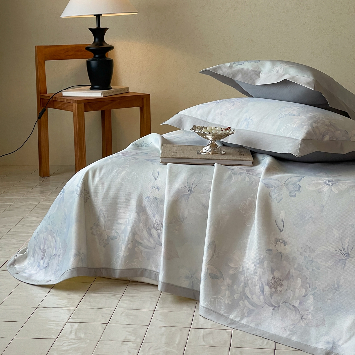 91家纺网 家纺一手货源 找家纺 （总）三味舒屋 2026新款慕奢系列床单冰丝席凉席席子