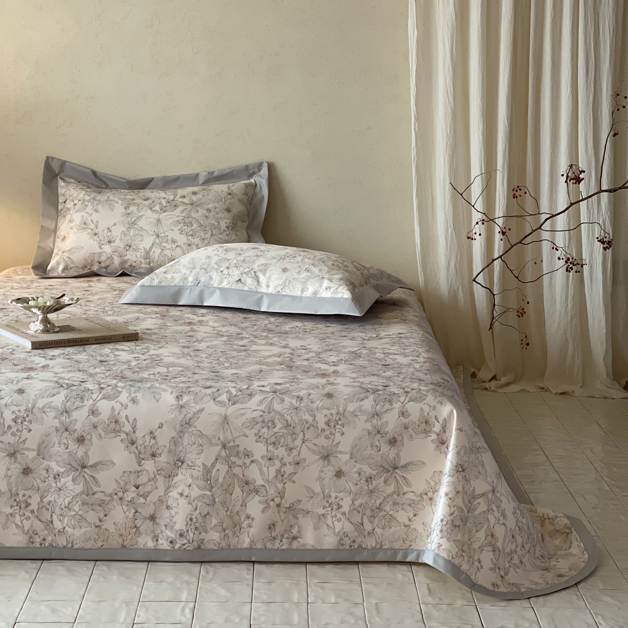 91家纺网 家纺一手货源 找家纺 三味舒屋 2026新款慕奢系列床单冰丝席凉席席子 栖羽