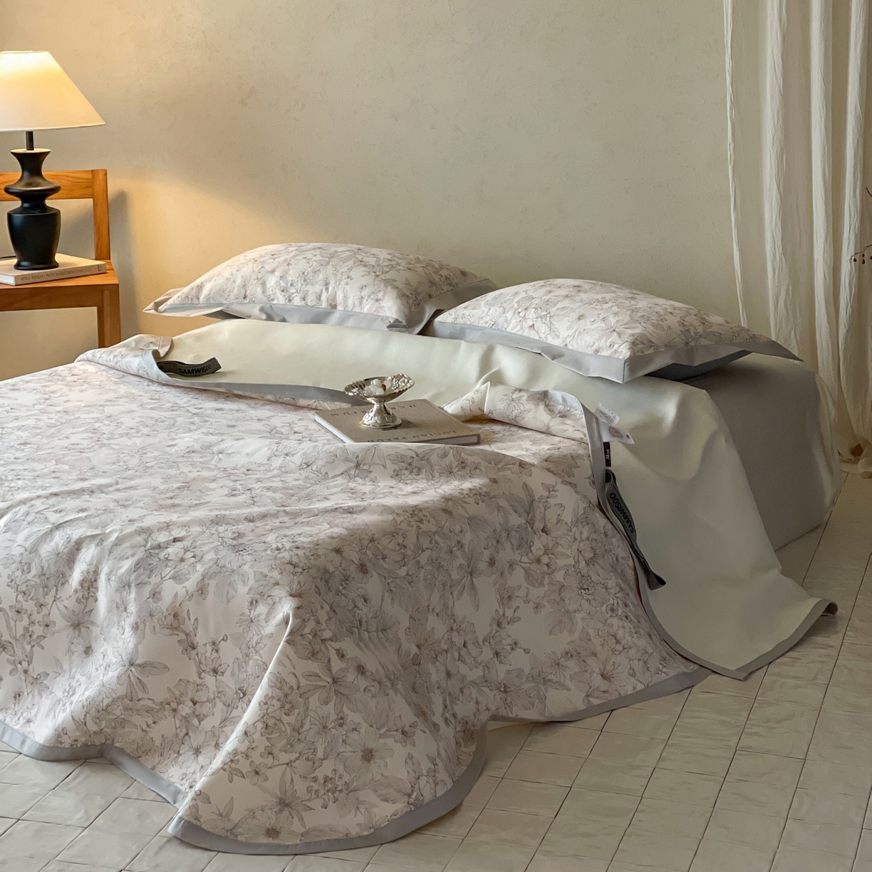 91家纺网 家纺一手货源 找家纺 三味舒屋 2026新款慕奢系列床单冰丝席凉席席子 栖羽