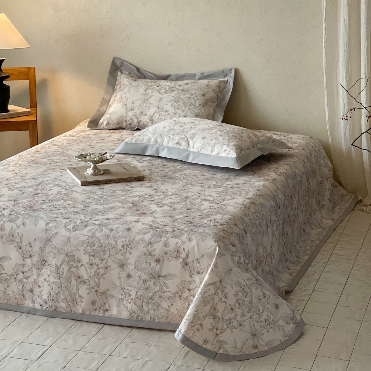 91家纺网 家纺一手货源 找家纺 三味舒屋 2026新款慕奢系列床单冰丝席凉席席子 栖羽