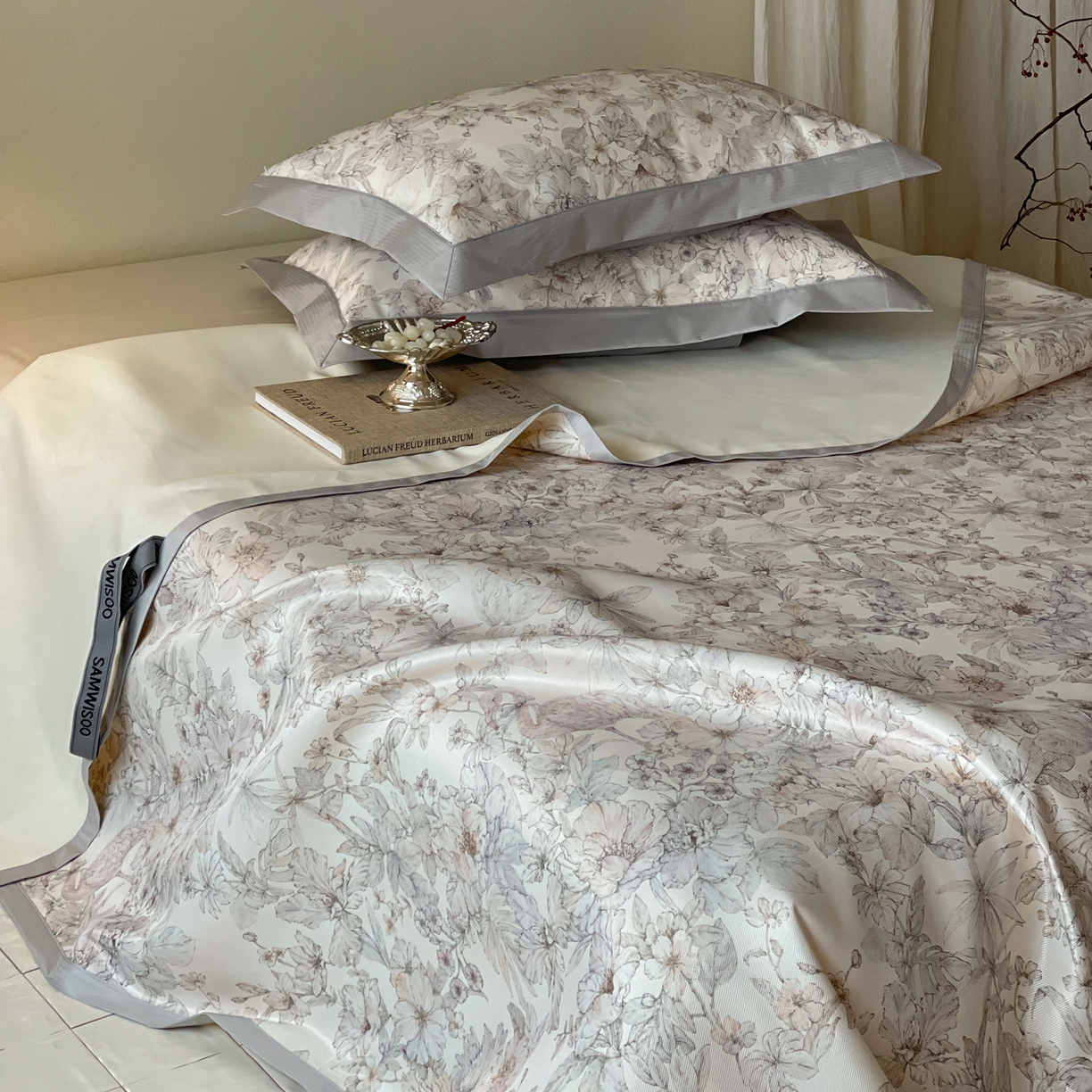 91家纺网 家纺一手货源 找家纺 三味舒屋 2026新款慕奢系列床单冰丝席凉席席子 栖羽